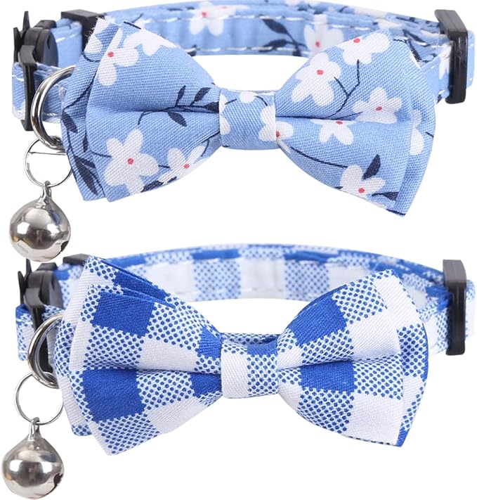 2 Pack/Set Cat Collar Breakaway by Lamphyface