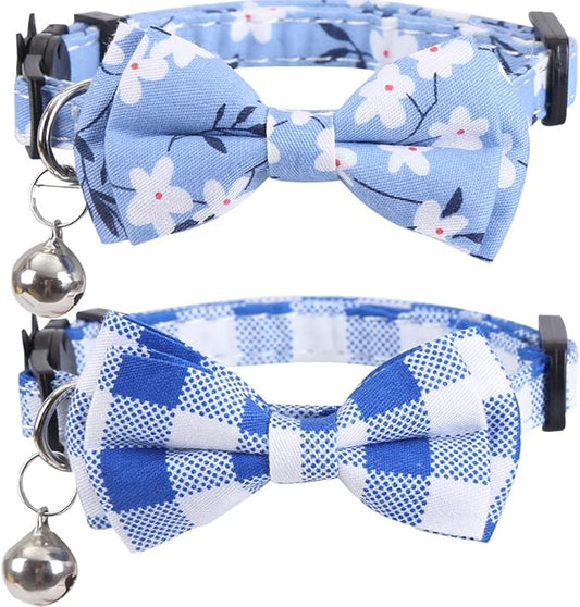 2 Pack/Set Cat Collar Breakaway by Lamphyface