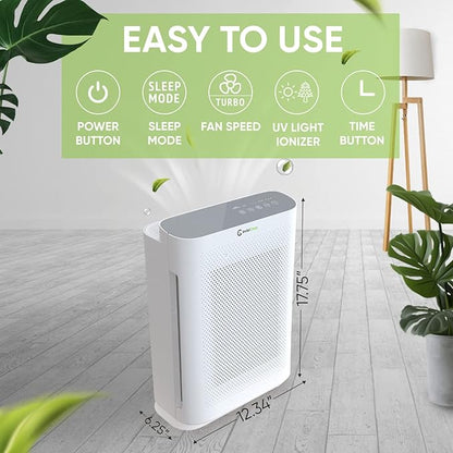 Air Purifier for Home Allergies & Pets | 4-in-1 H13 True HEPA - Image 5