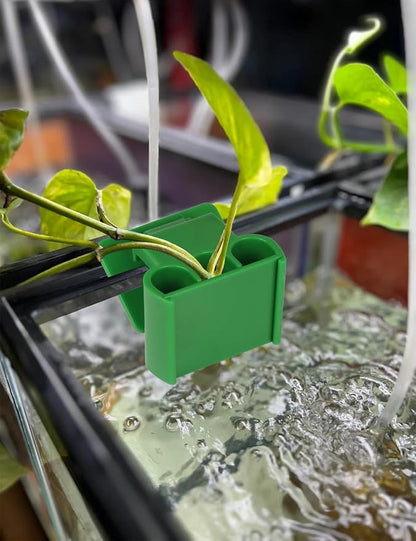 4 Pk Upgraded Aquarium Plant Holder, 3-Hole Hanging Plant Holder - Image 7