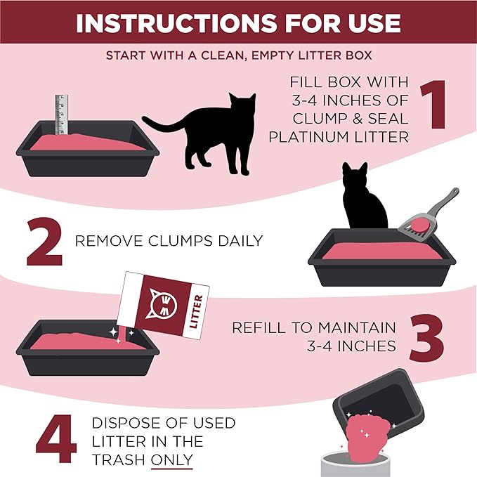 ARM & HAMMER Clump & Seal Platinum Cat Litter, 14-Day Odor Control, Rock-Hard - Image 5