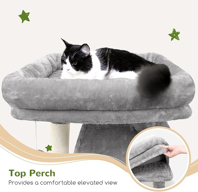 Globlazer Heavy Duty Cat Tree, 70 inch Sturdy Cat Tree - Image 2