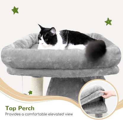 Globlazer Heavy Duty Cat Tree, 70 inch Sturdy Cat Tree - Image 2