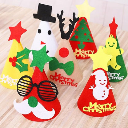 5 Pcs Christmas Dog Hats Cute Cats Party Hats Pet Set Dogs Santa Hats Puppies - Image 5