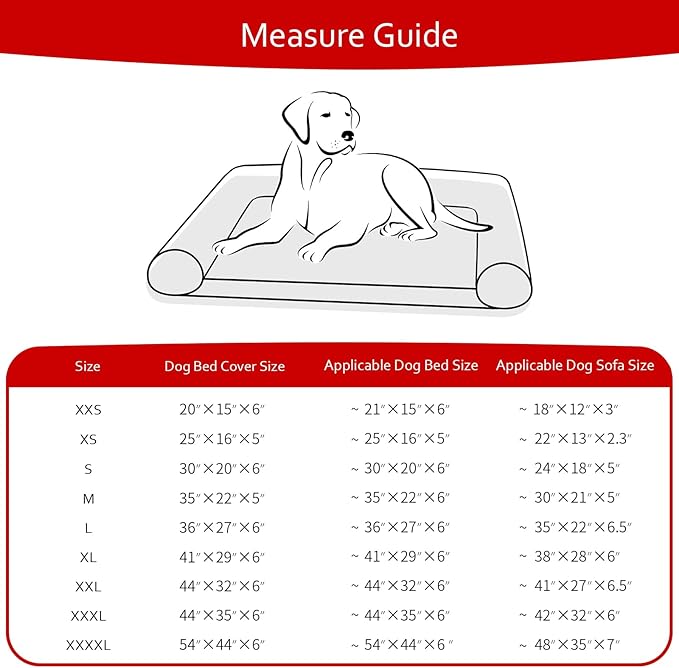 Waterproof Dog Bed Covers Replacement Washable Pet Hair Easy to Remove - Image 5