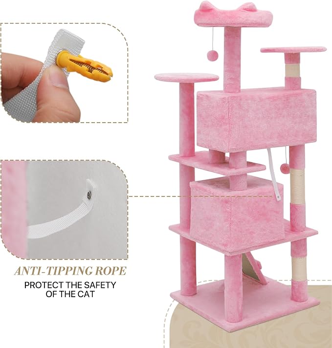 Athena Collection 54 Inch Cat Tree - Image 7