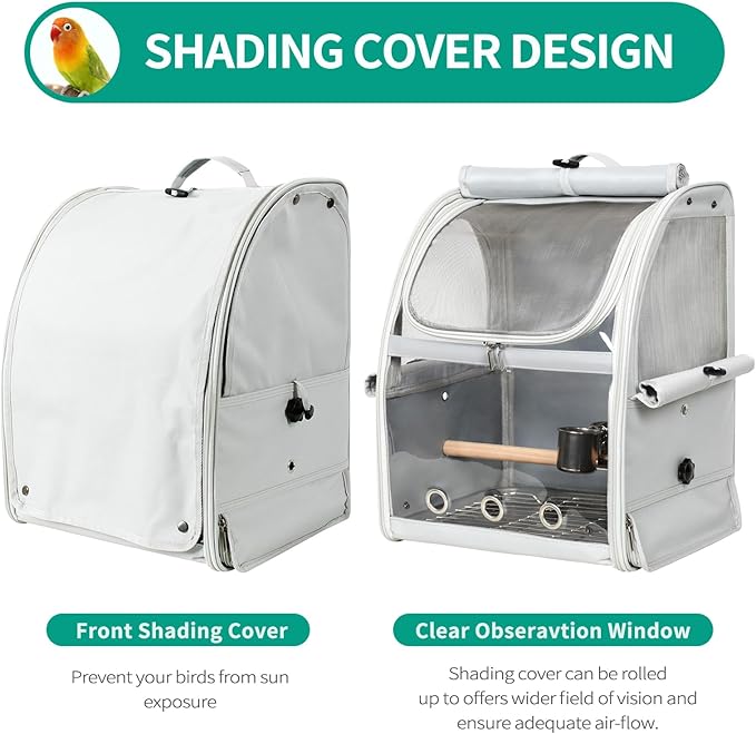 Bird Carrier Bag, Bird Travel Cage - Image 5