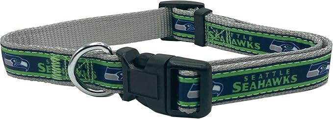 Pets First NFL Seattle Seahawks Licensed PET COLLAR, Medium by PETSFIRST