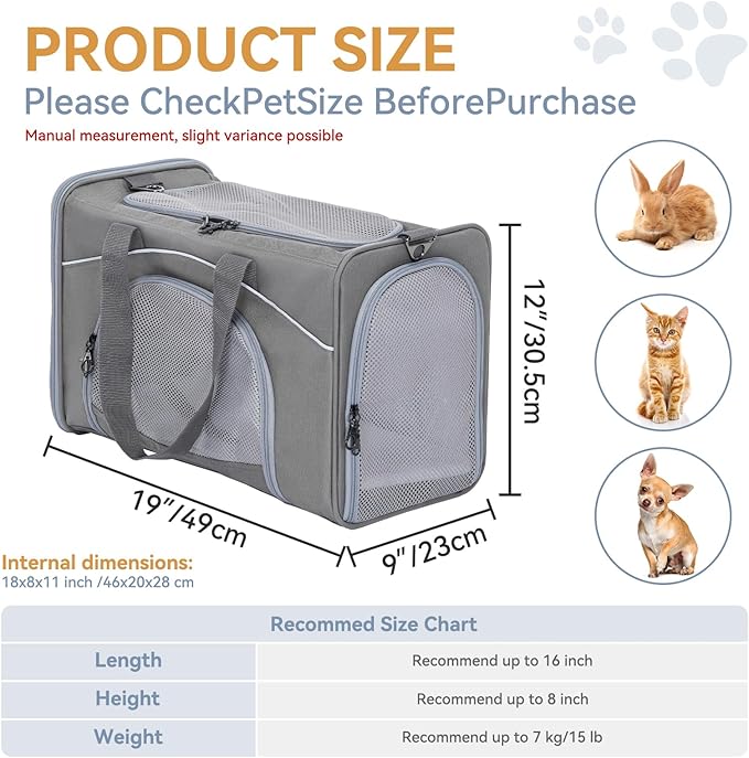 ‌Petsfit Airline Approved Pet Carrier - Image 2