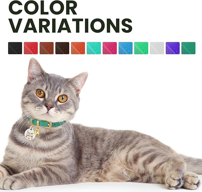 BRONZEDOG Leather Cat Collar - Image 5
