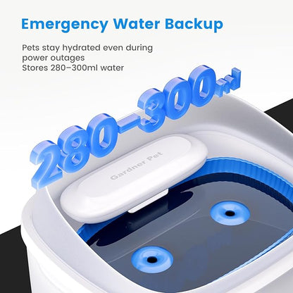 Gardner Pet 1 Gallon Pet Water Fountain, Vortex Dog Water Dispenser, Ultra - Image 6