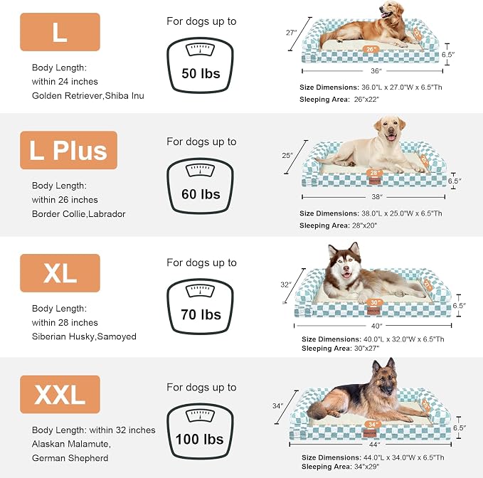 Large Dog Bed Orthopedic Washable: Beds Bolster XXL Bed Big XLarge Dogs Egg - Image 7