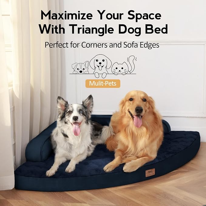 Large Orthopedic Dog Bed with Sides XXXL Dog Beds with Removable Washable Cover - Image 4