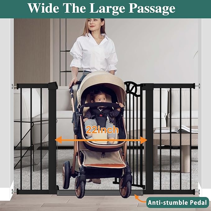 Fairy Baby 57.1"-59.8" Extra Wide Baby Gates - Image 5