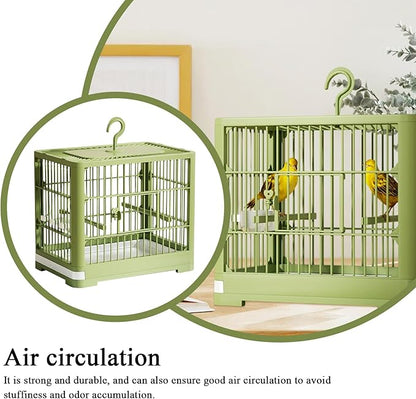 2025 New Carry Cage for Parakeet Portable 30x23x26cm Bird Travel Carrier Cage - Image 7