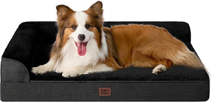 EHEYCIGA XL Dog Bed Memory Foam by EHEYCIGA