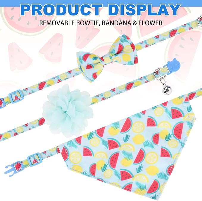 Breakaway Cat Collars with Bell & Cute Pendants - Image 4