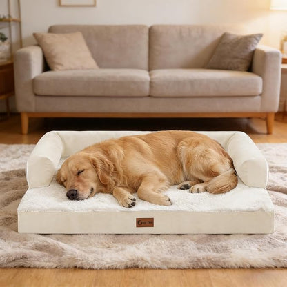Orthopedic Dog Beds for Large Sized Dogs, Waterproof Egg Crate Foam Medium Dog - Image 9