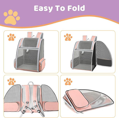 Cat Backpack Carrier Large Pet Backpack - Image 5