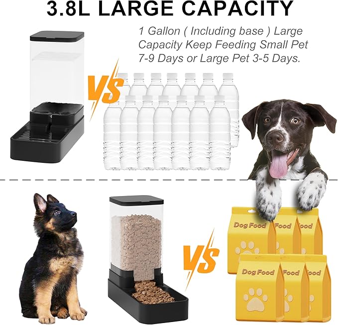Automatic Cat Feeder and Water Dispenser in Set - Image 3