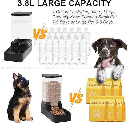 Automatic Cat Feeder and Water Dispenser in Set - Image 3
