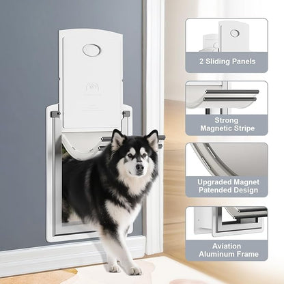 Dog Door for Wall, Steel Dog Door - Image 2