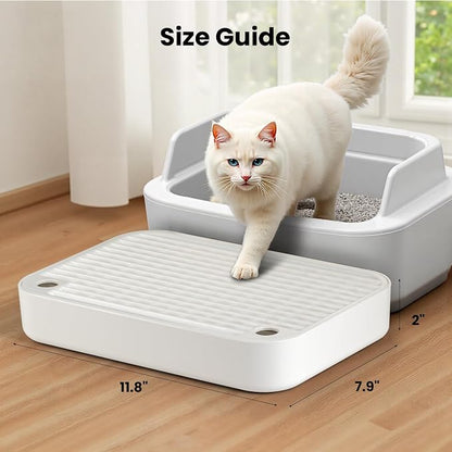 Litter Box Step, Litter Box Ramp/Catcher, Anti-Tracking & Easy to Clean - Image 2
