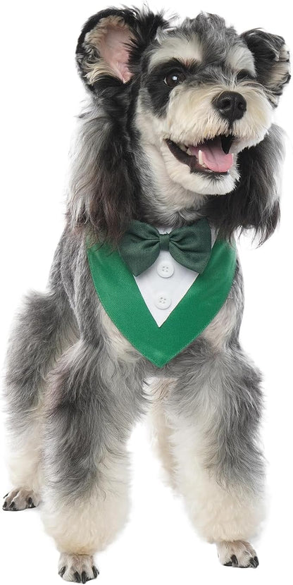 FUAMEY Dog Tuxedo St.Patrick's for Medium Dogs, Dog Formal Suit Dogs Attire Pet - Image 3