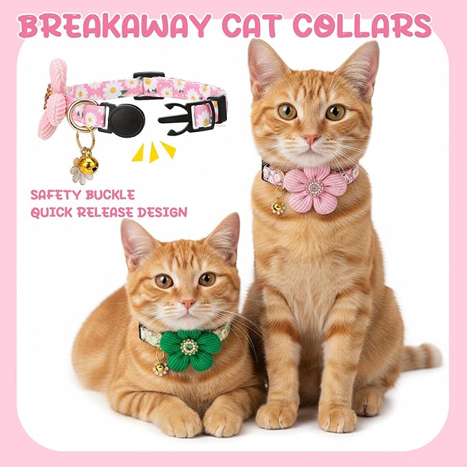 4 Pack Breakaway Cat Collars - Image 5