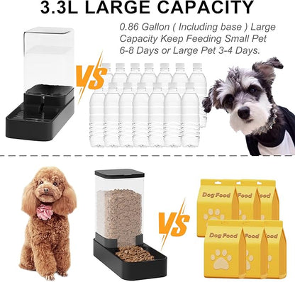 Automatic Cat Feeder and Water Dispenser in Set - Image 3
