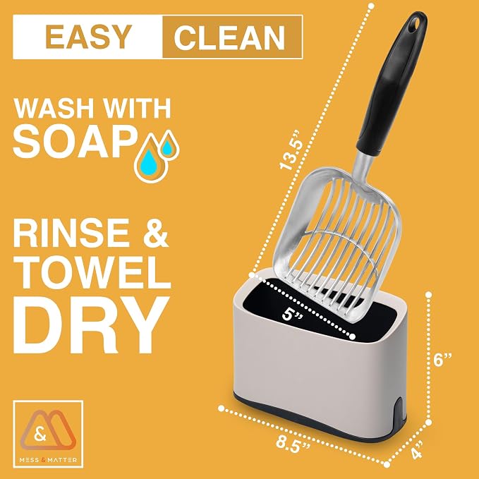 Heavy Duty Full Metal Cat Litter Scoop - Image 7