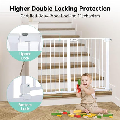 COMOMY 36" Extra Tall Baby Gate - Image 4