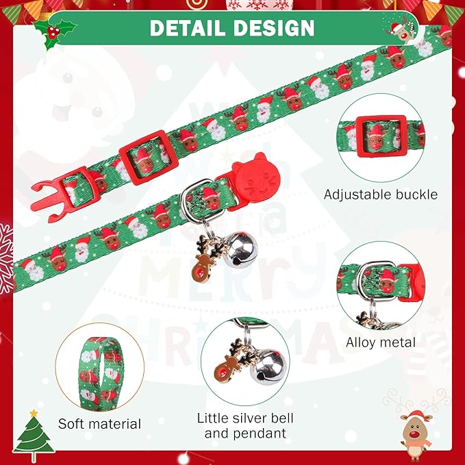 SCENEREAL Christmas Breakaway Cat Collar - Image 3