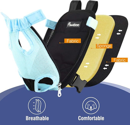 Pawaboo Pet Carrier Backpack, Adjustable Pet Front Cat Dog Carrier Backpack - Image 5