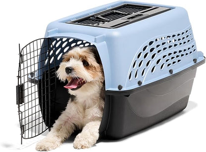 Petmate Dog Crates for Small Dogs & Cat Carriers, Two-Door Plastic Pet Kennel - Image 2