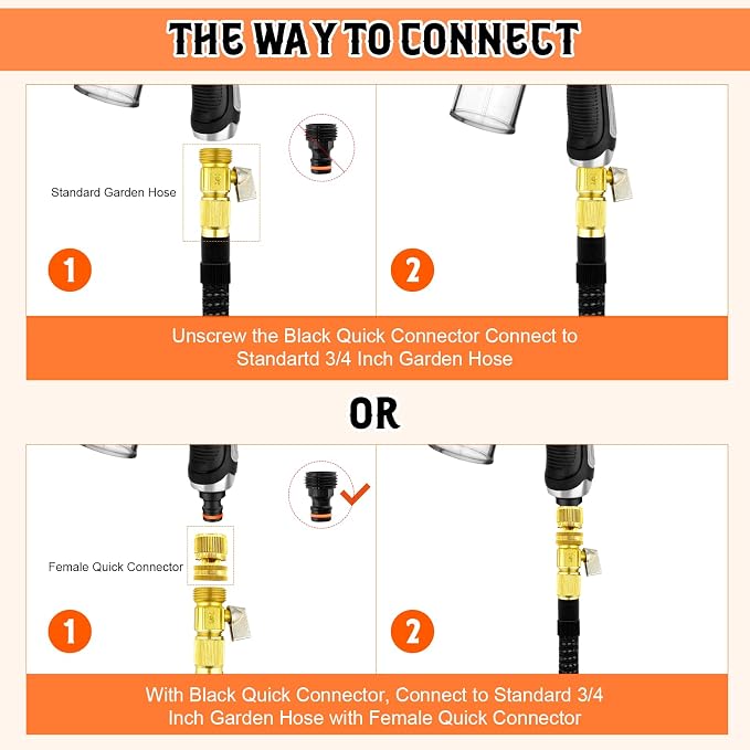 Dog Wash Hose Attachment, Garden Hose Nozzle Sprayer - Image 7