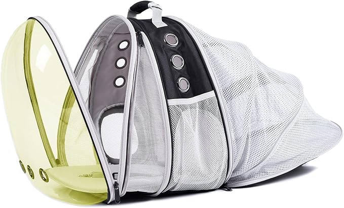Dual Expandable Polarized Cat Backpack Carrier, Fit up to 20 lbs, Expandable - Image 3