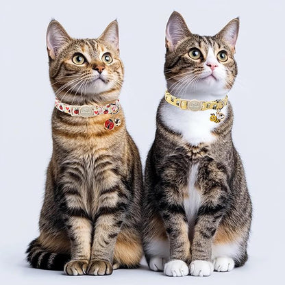 2 Pack Cute Cat Collars - Image 2