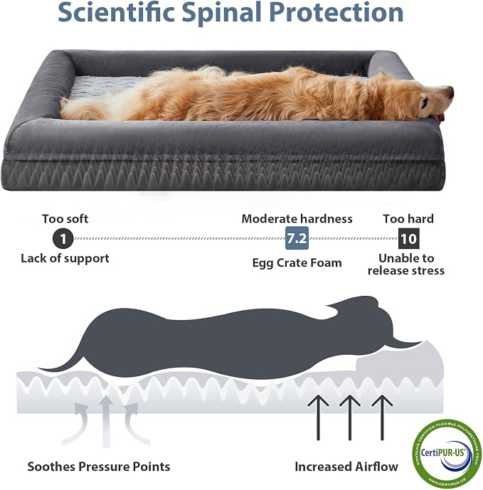 WNPETHOME XL Extra Large Dog Bed, Washable Dog Couch - Image 4