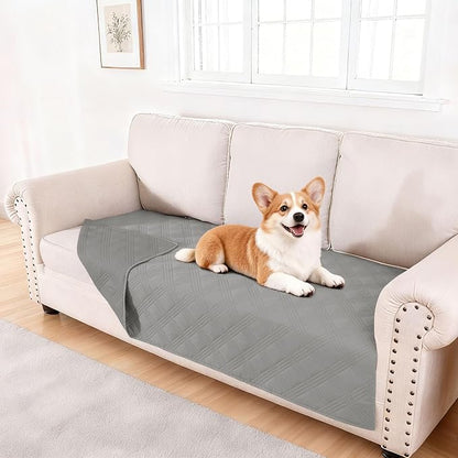 hyha Waterproof Dog Blanket, Reversible Pet Bed Blanket, Soft Sofa Couch Cover by hyha