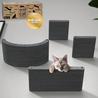 Wall Mounted Cat Shelves by Pryde Pets by PrydePets