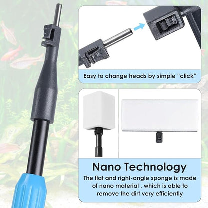 AquaMiracle 6 in 1 Aquarium Cleaning Tool Kit Fish Tank Cleaning Kit - Image 4