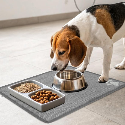 PUPTECK Dog Food Mat, Absorbent Pet Cat Feeding Mat - Image 7