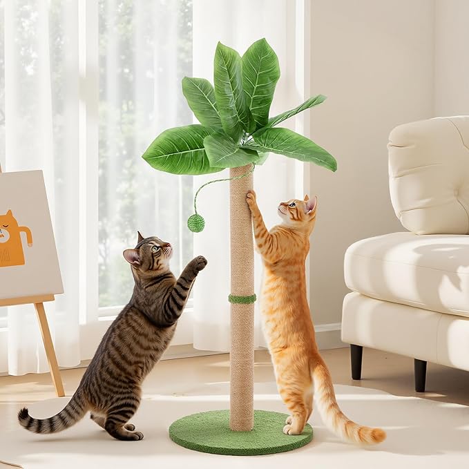 Cat Scratching Post 33 Inch, Cat Tree by Aidoly