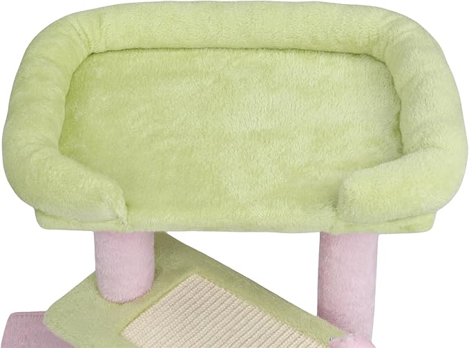 VINGLI Cat Tree, 27 inch Small Cat Tower - Image 8