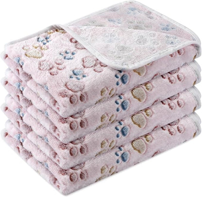 Tatuo 4 Pcs Dog Blanket for Pet Cat Blankets Indoor Puppy Teething Stuff Toys by Tatuo