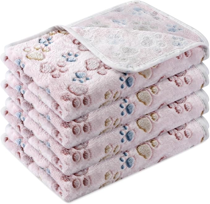 Tatuo 4 Pcs Dog Blanket for Pet Cat Blankets Indoor Puppy Teething Stuff Toys by Tatuo