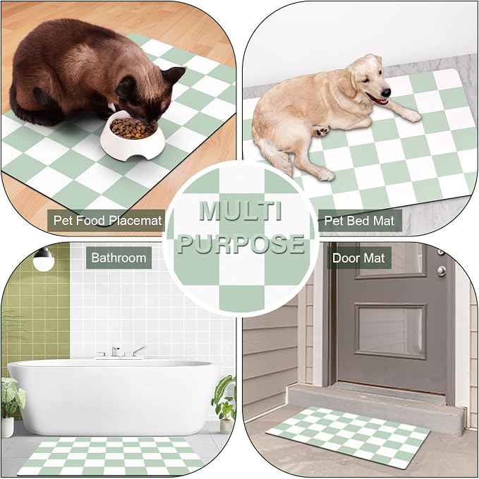 Cat Food Mat - 12"x 20" Cat Dog Mats - Image 6