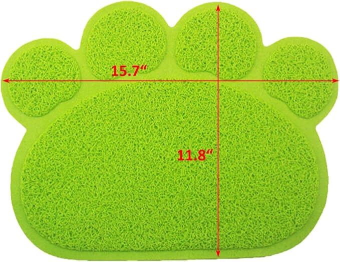 PVC Pet Dog Cat Puppy Kitten Dish Bowl Food Water Feeding Placemat, Non-Slip - Image 5