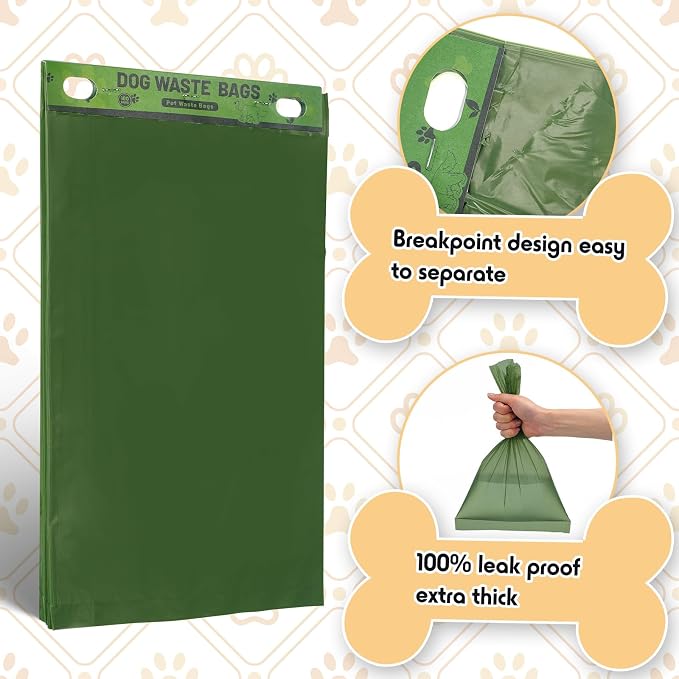Ireer 5000 Pcs 50 Counts 5000 Pcs Header Bag Bulk Dog Pet Waste Bags Poop Easy - Image 3